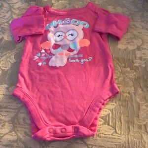 Garanimals Pink Owl 🦉 Onesie